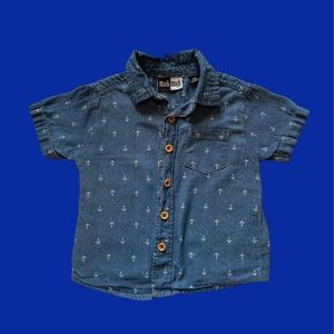 12 month boy, button down shirt